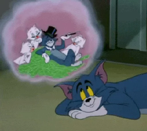 dope Tom & Jerry stiker 🤑