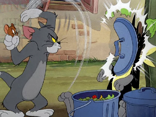dope Tom & Jerry sticker 😡