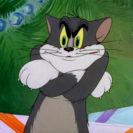 Стікер Telegram «dope Tom & Jerry» 😤
