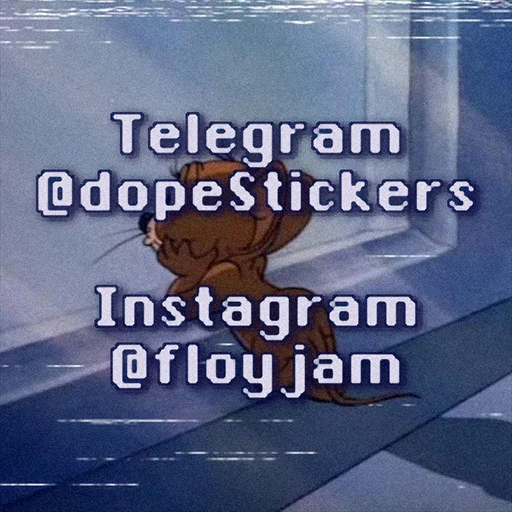 dope Tom & Jerry stiker 👾
