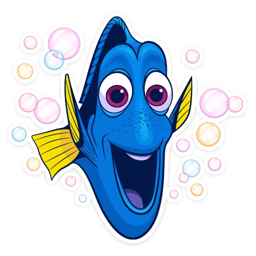 Рыбка Дори  emoji 😱