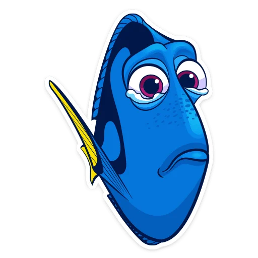 Рыбка Дори  emoji 😢