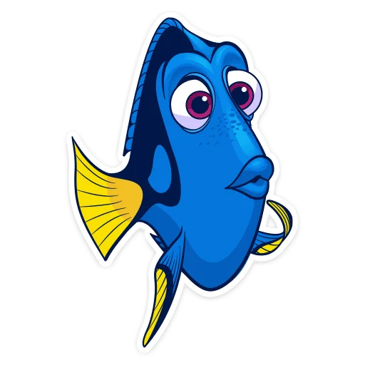 Рыбка Дори  stiker 💋