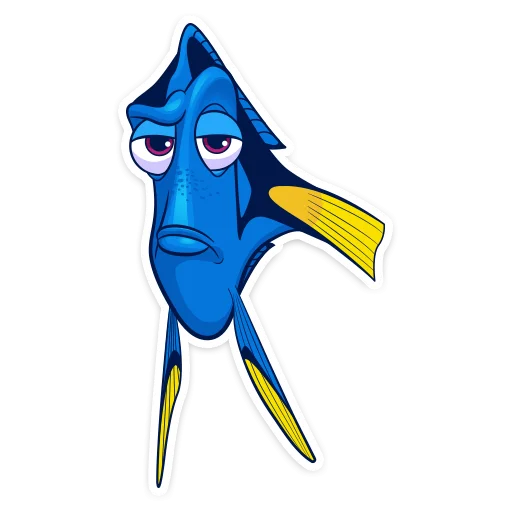Рыбка Дори  emoji 😒