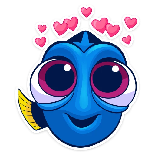 Рыбка Дори  emoji 🥰