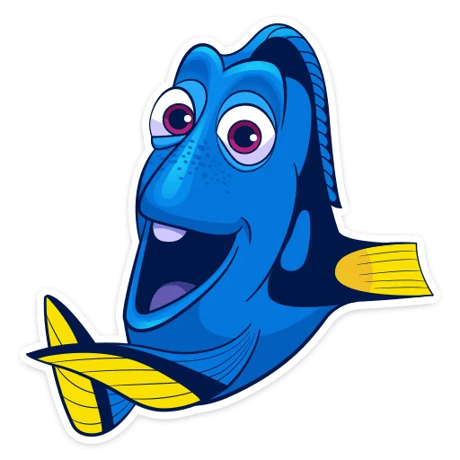 Рыбка Дори  emoji 👏