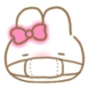 Telegram emojisi «зайка пинки» 🎀