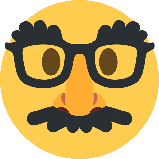 Twemoji [Discord & Twitter] emoji 🥸