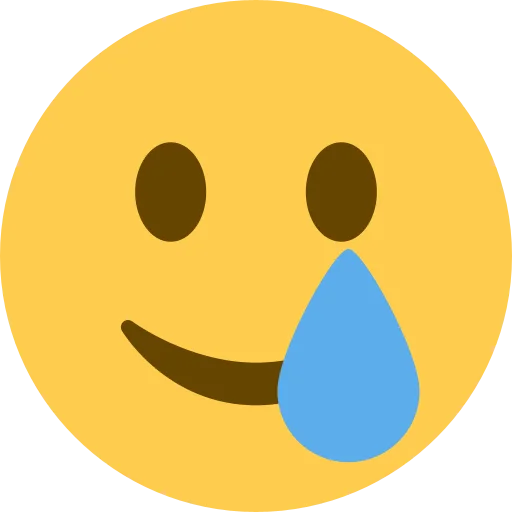 Twemoji [Discord & Twitter] emoji 🥲
