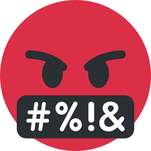 Twemoji [Discord & Twitter] sticker 🤬