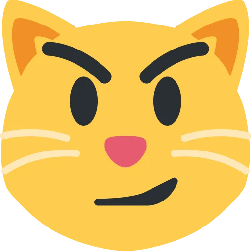 Twemoji [Discord & Twitter] emoji 😼