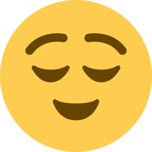 Twemoji [Discord & Twitter] emoji 😌
