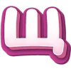 Telegram emojisi «Purple font» 🔸