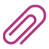 Telegram emoji «Purple font» 📎