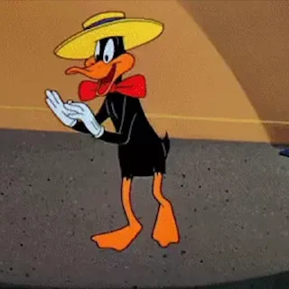 Daffy Duck emoji 🕺