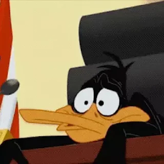 Daffy Duck emoji 🤦‍♂️