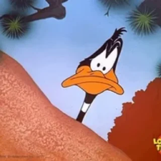 Daffy Duck emoji 😕