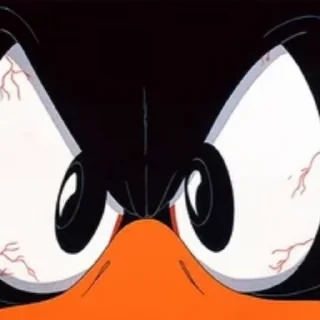 Daffy Duck emoji 😡