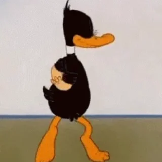 Daffy Duck emoji 💃