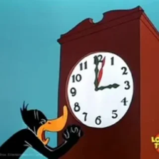Daffy Duck emoji ⏰
