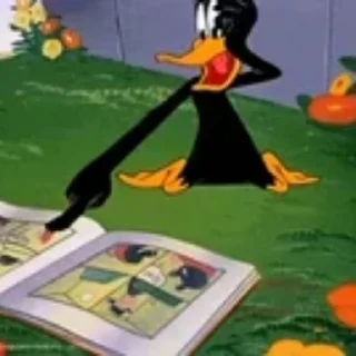 Daffy Duck emoji 😨