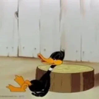 Daffy Duck emoji 😏