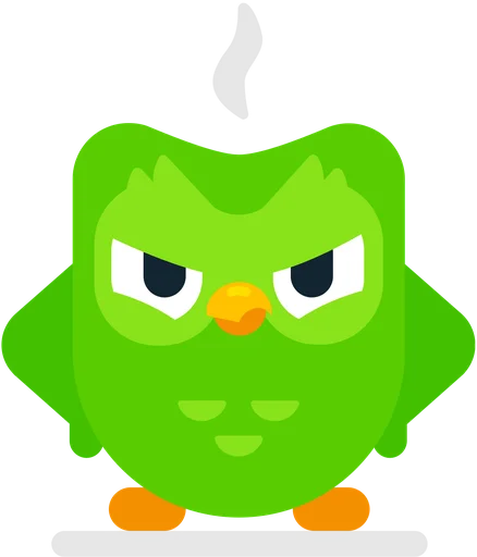 Duolingo stiker 😡