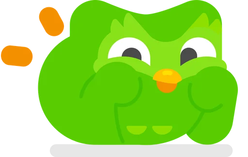 Telegram Sticker «Duolingo» 😍