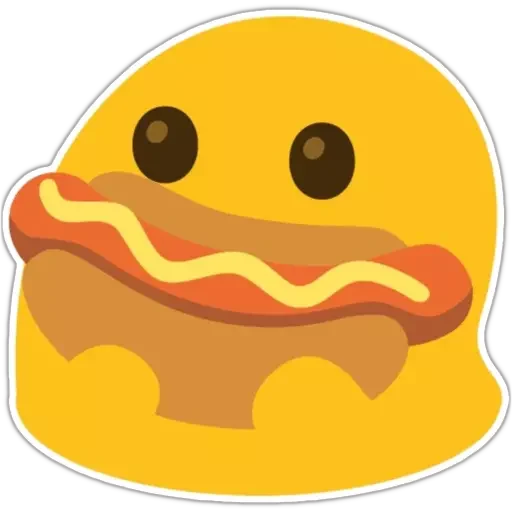 Telegram stiker «EmojiMix 😈» 🌭