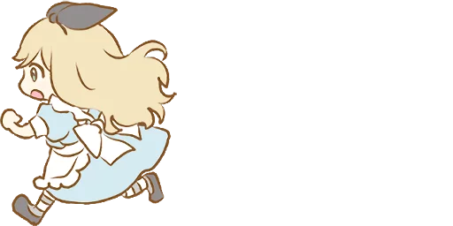 Telegram Sticker «Alice Emoji» 🏃‍♀️