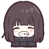 Емодзі Menhera-chan. Emoji  😁