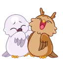 Eagle & Snowy emoji 🤣