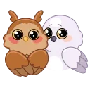 Eagle & Snowy emoji 😳