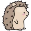 Емодзі телеграм 🦔 Сute hedgehog 🦔