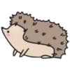 Эмодзи телеграм 🦔 Сute hedgehog 🦔