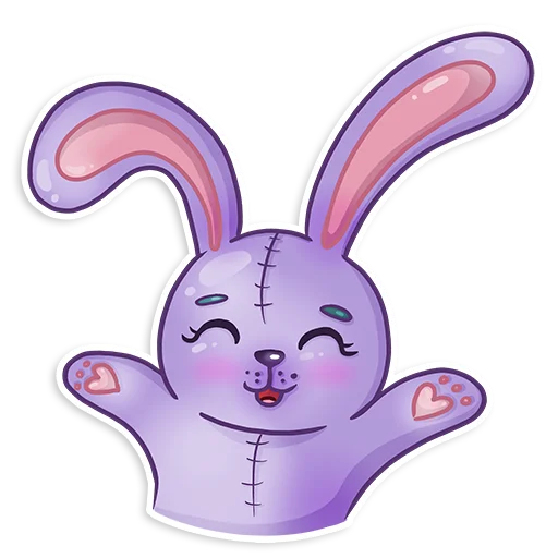 Easter Rabbit Toy stiker 🎼