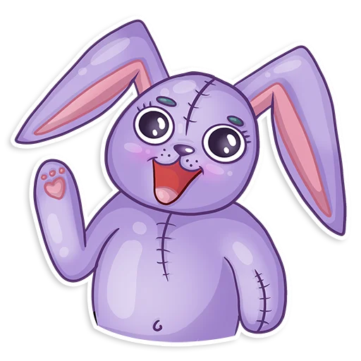 Easter Rabbit Toy sticker 👋