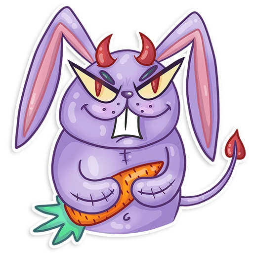 Easter Rabbit Toy sticker ❤️