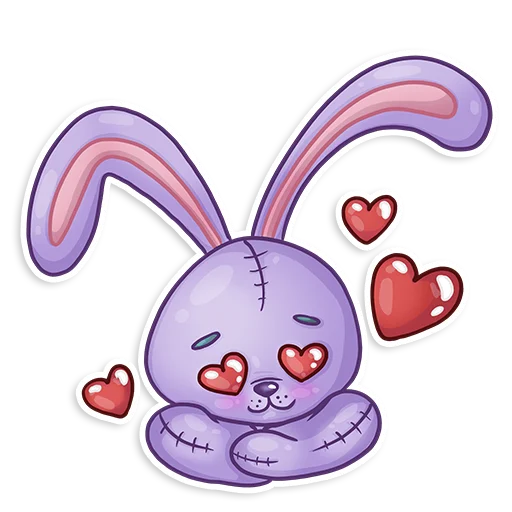 Telegram Sticker «Easter Rabbit Toy» ❤️