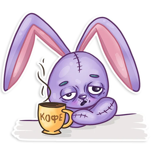 Telegram stiker «Easter Rabbit Toy» ☕️