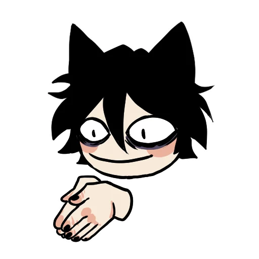 Edgy catboy emoji 😡