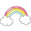Telegram emojisi «Единорог | Unicorn» 🌈