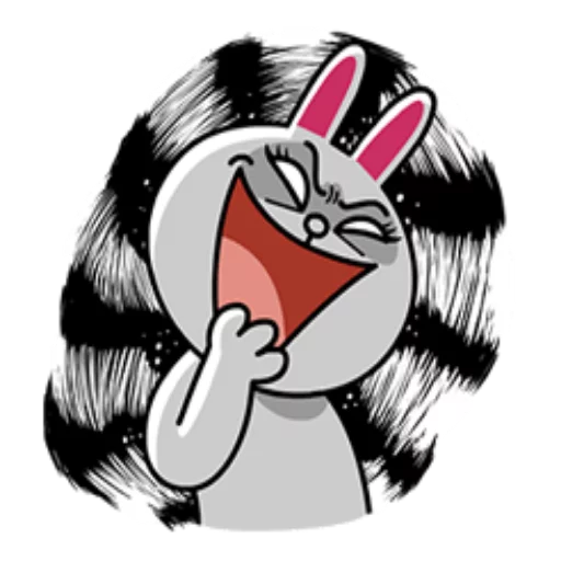 Edition Mad Angry Line sticker 😈