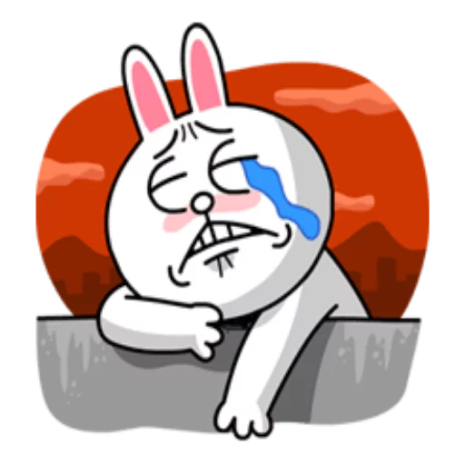 Edition Mad Angry Line sticker 😢