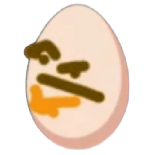 Эмодзи яйцо 🤔