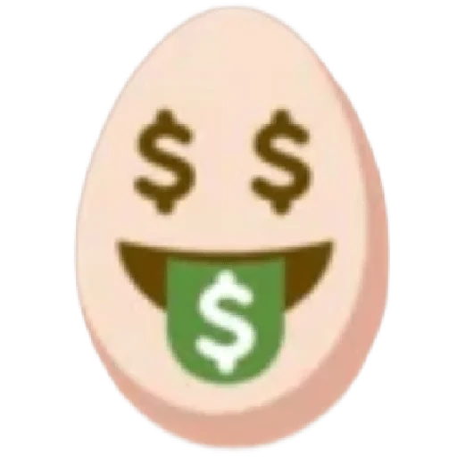 Стікер Telegram «яйцо» 🤑