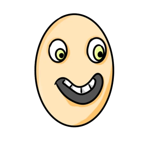 Telegram Sticker «Яйцо-крыльцо» 😁