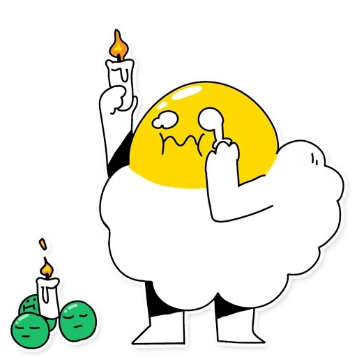 Eggy Wiggy emoji 🕯