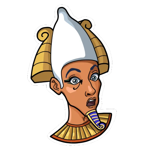 Telegram stiker «Боги Египта» 😧