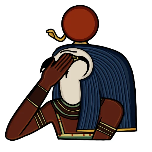 Стикер Telegram «Боги Египта» 🤦‍♂️